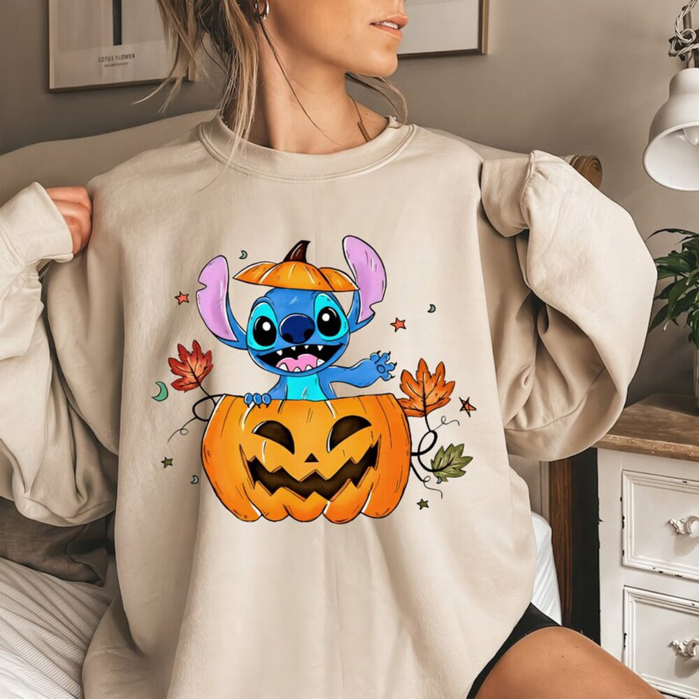 Disney Halloween Shirt, Stitch Halloween Sweatshirt, Stitch Shirt, Disney Shirt, Halloween Shirt, Disney Matching Shirts, Halloween Mickey HL23