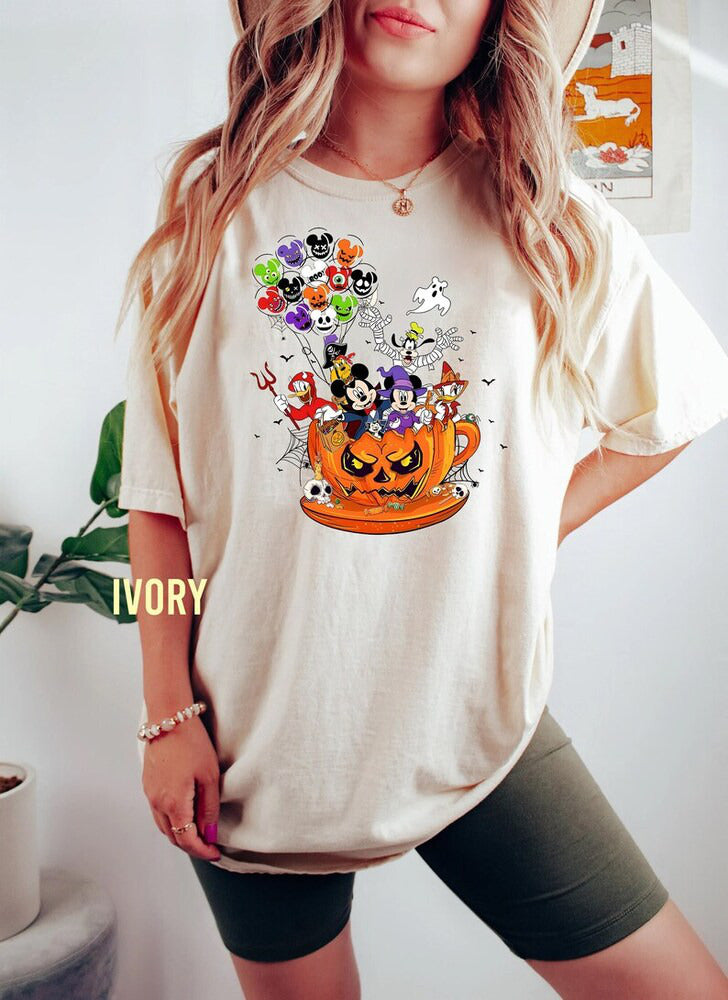Disney Mickey And Friends Halloween Balloons Sweatshirt, Disney Halloween Balloons Shirt, Disney Trick Or Treat Unisex T-Shirt HL23