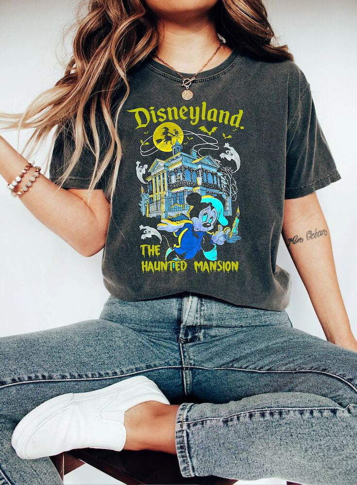 Disneyland Haunted Mansion Shirt, Mickey Halloween T-Shirt, Disneyland Trip, Trick or Treat Tee, Disney Halloween Party Shirt HL23
