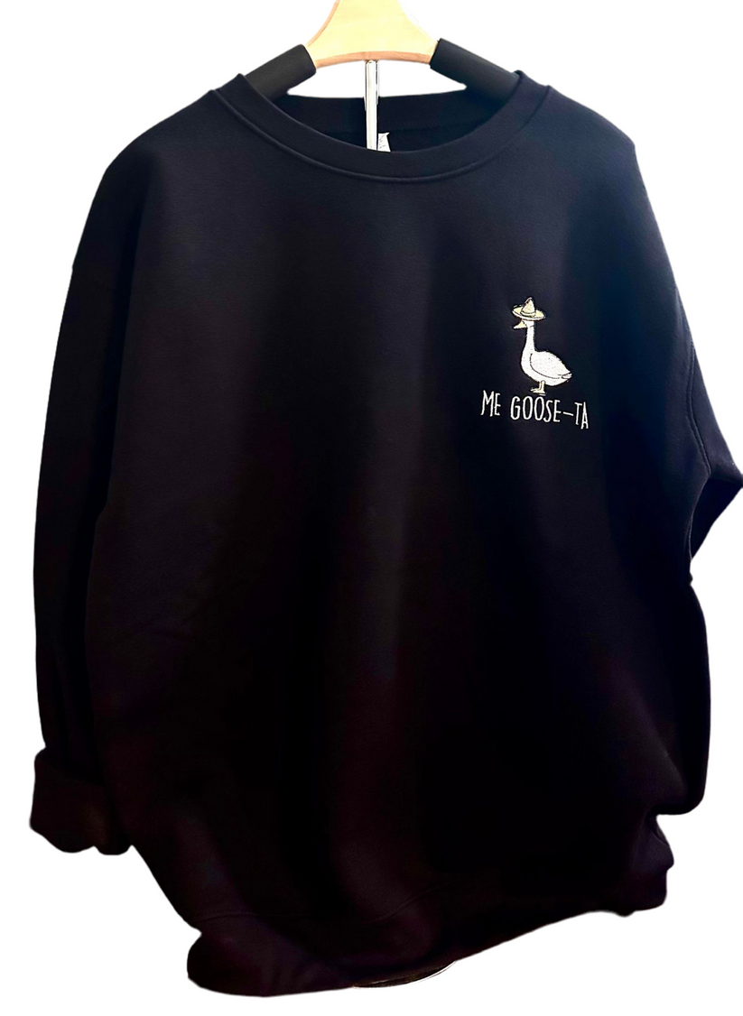Me Goose Ta Embroidery Sweatshirt EM1709S