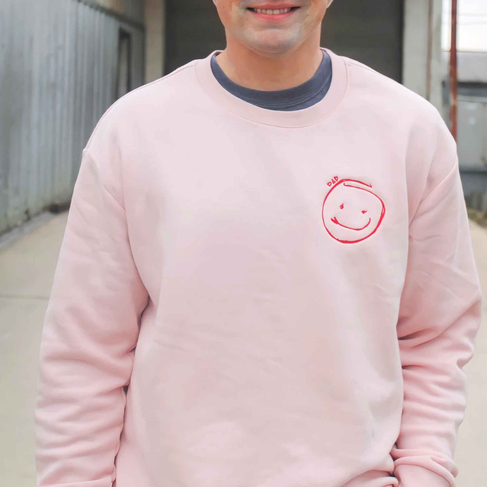 Embroidered gifts for Mom Grandmother, Children's Drawing Art Work Embroidered Sweatshirt, Hoodie em3