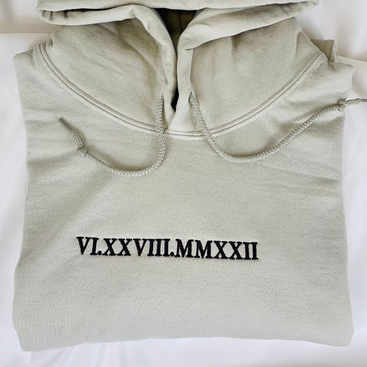Personalized Roman Numeral Date Hoodies, Couple Custom Hoodies Sweatshirt em1
