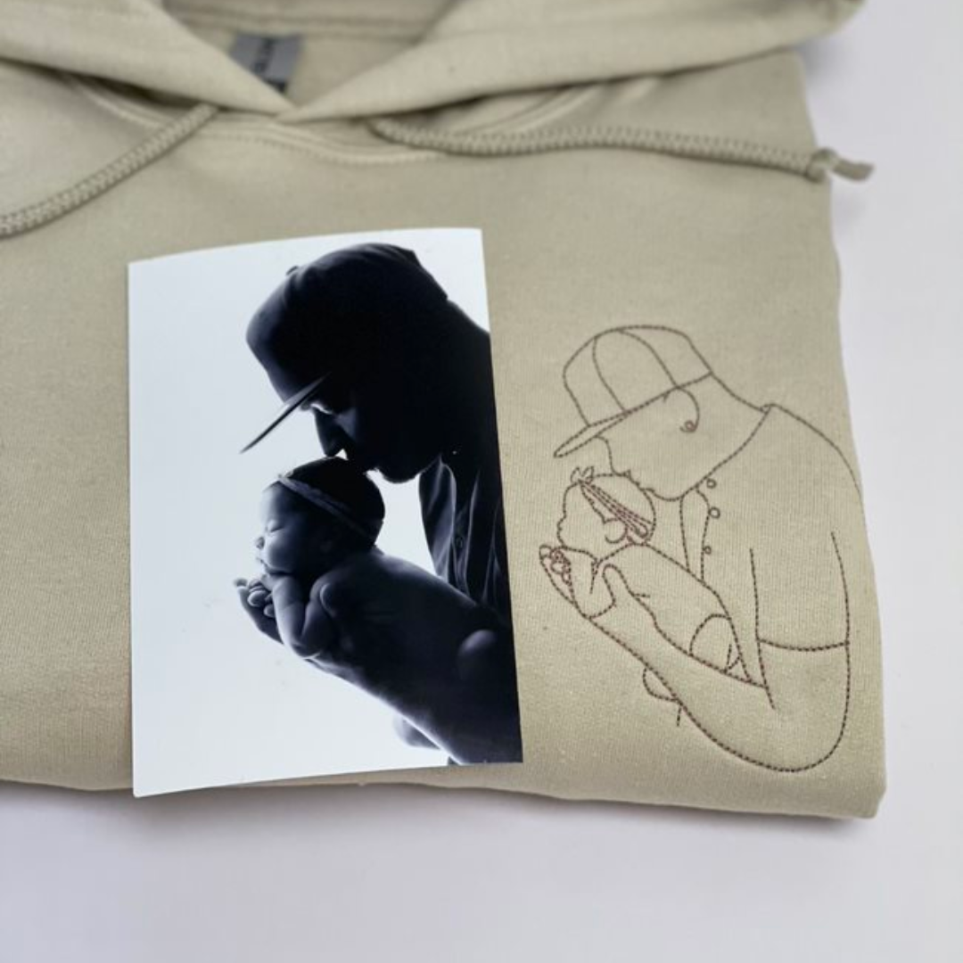 Personalized Date Hoodie, Sweatshirt Anniversary Year Embroidered Matching Couples Gifts em2