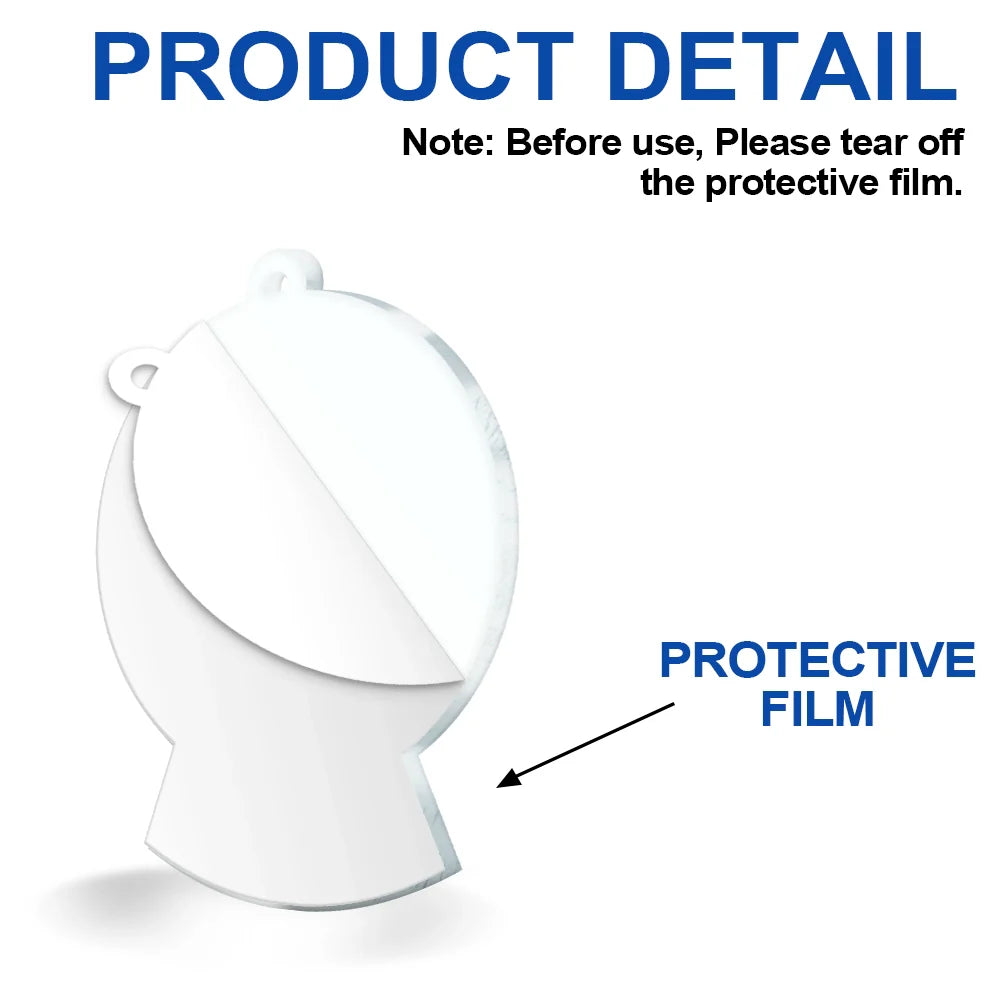 Grandma's Grandpa's Mom's Dad's Little Snowflakes - Personalized Custom Shaped Acrylic Ornament ORNA1210