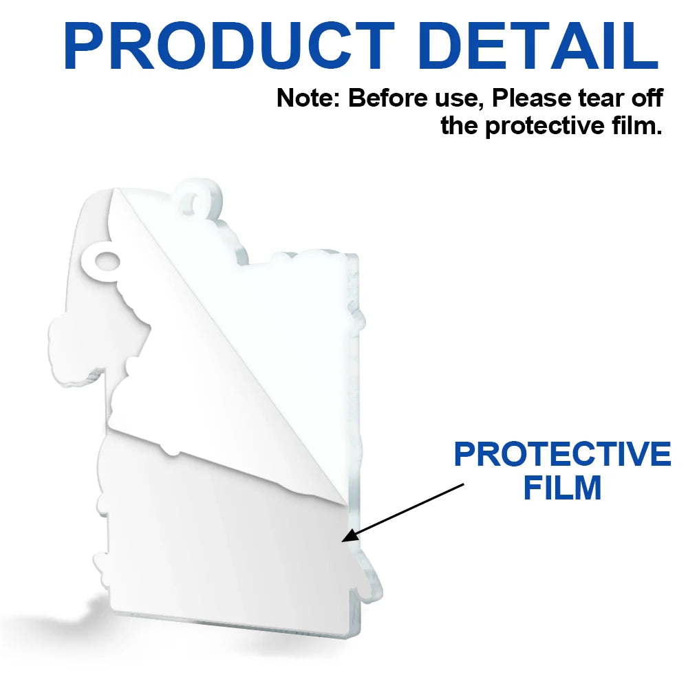 Custom Photo Family Together We Make A Family - Personalized Custom Shaped Acrylic Ornament ORNA1210