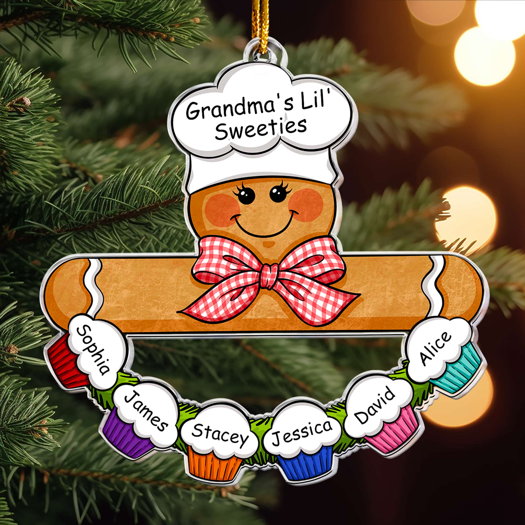 Gingerbread Baker - Personalized Acrylic Ornament ORNA1210