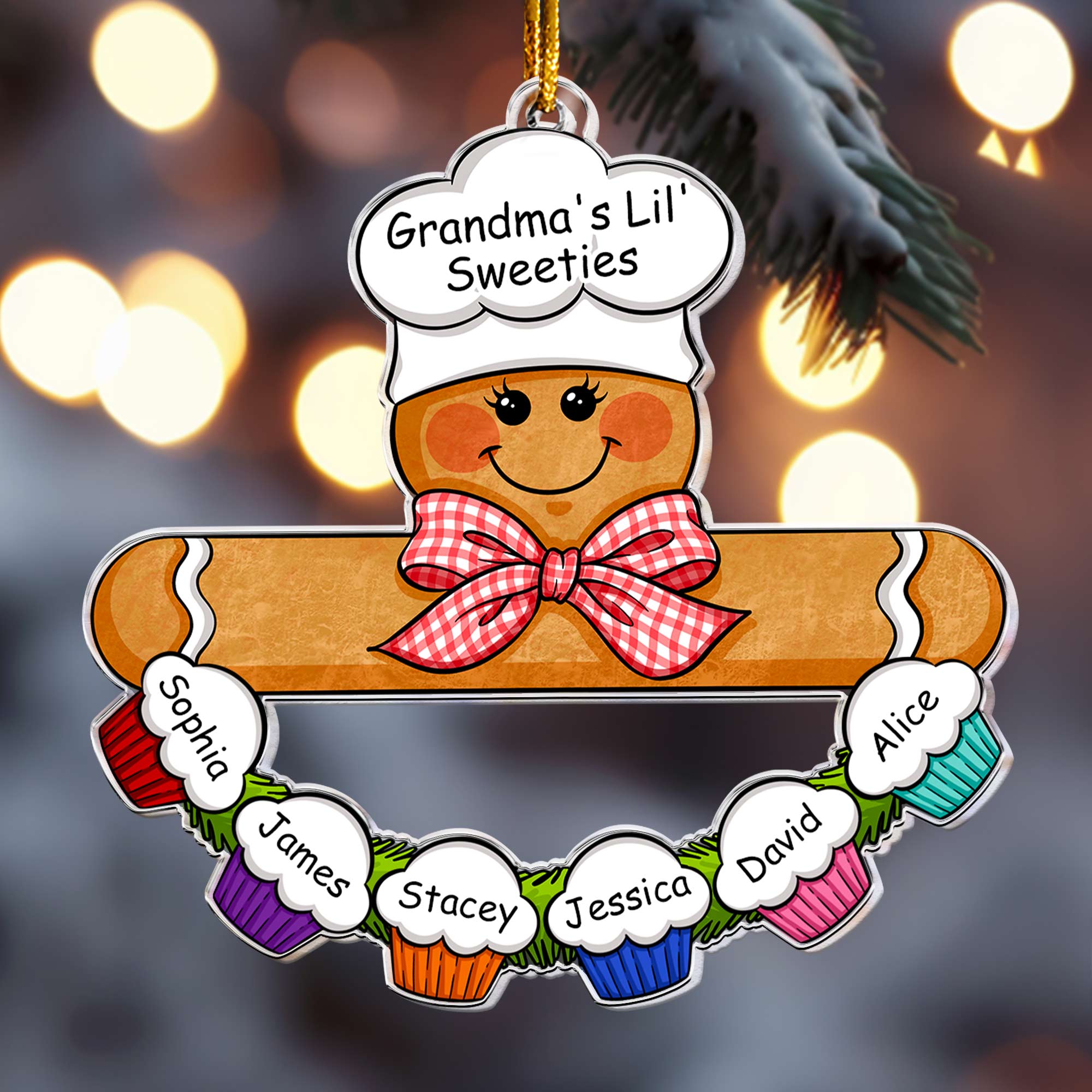 Gingerbread Baker - Personalized Acrylic Ornament ORNA1210