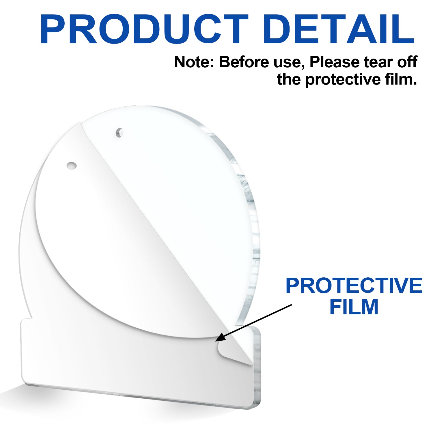 Custom Photo Stay Forever Snow Globe - Christmas Gift For Bestie, Sister, Sibling, Family - Personalized Custom Shaped Acrylic Ornament ORNA1210