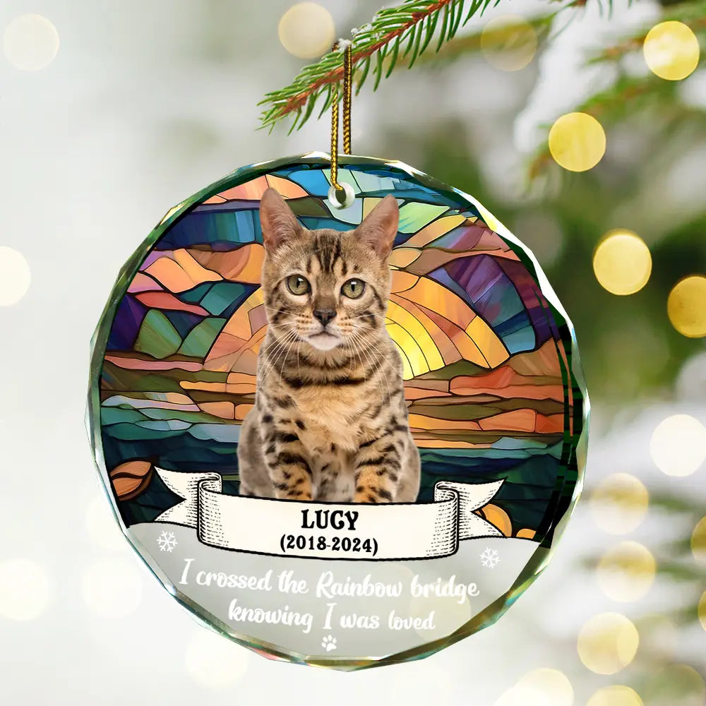 Custom Photo You Were My Favorite Hello And Hardest Goodbye - Personalized Circle Glass Ornament ORNA1210