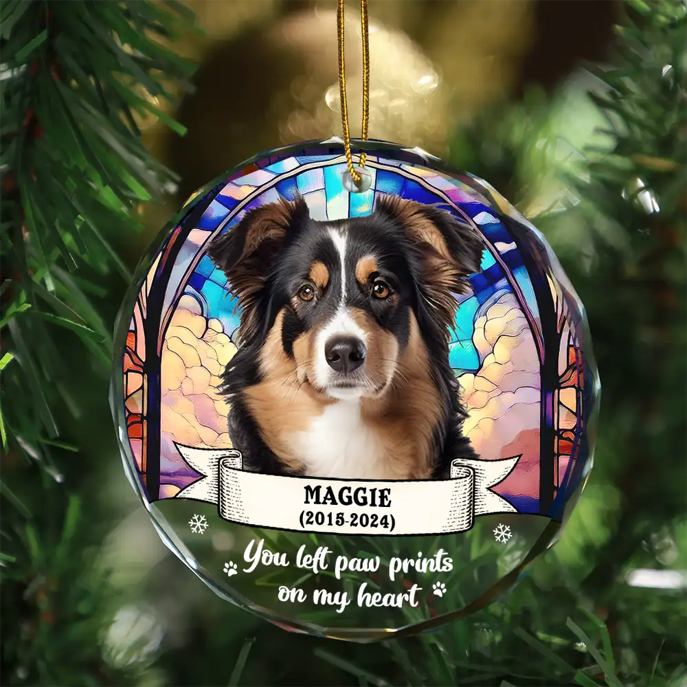 Custom Photo You Were My Favorite Hello And Hardest Goodbye - Personalized Circle Glass Ornament ORNA1210