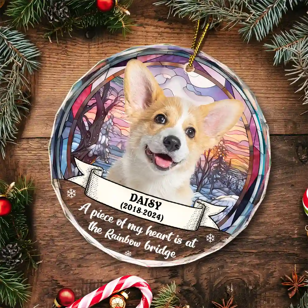 Custom Photo You Were My Favorite Hello And Hardest Goodbye - Personalized Circle Glass Ornament ORNA1210