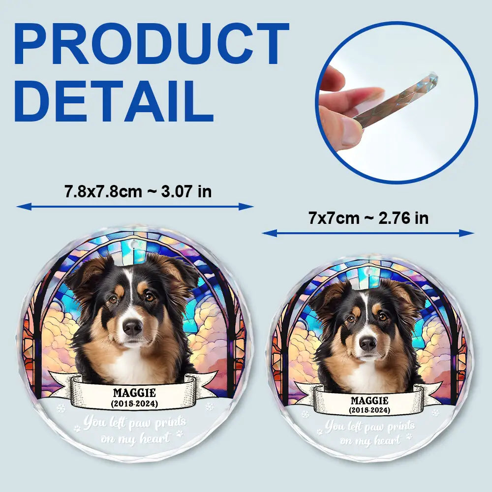 Custom Photo You Were My Favorite Hello And Hardest Goodbye - Personalized Circle Glass Ornament ORNA1210