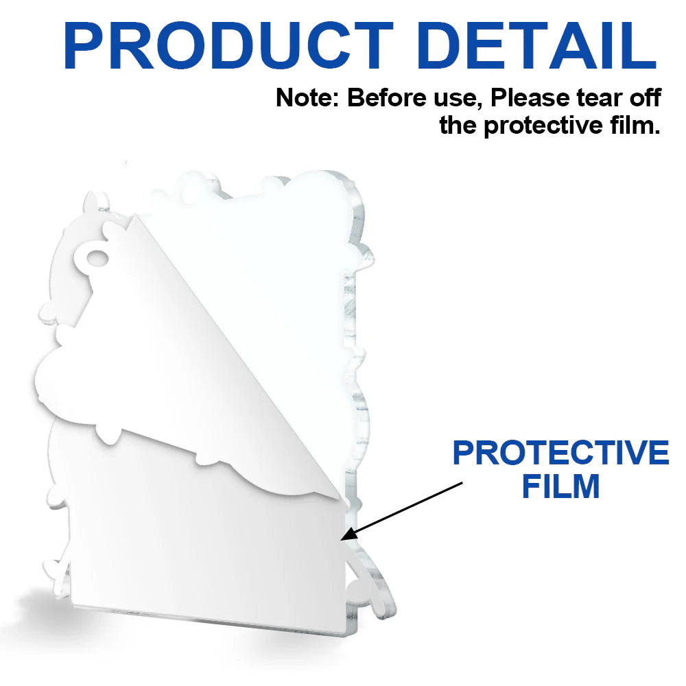 Custom Photo Together They Shine - Personalized Custom Shaped Acrylic Ornament ORNA1210