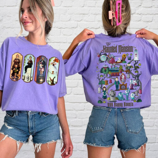Haunted Mansion Shirt, The Haunted Mansion Map Shirt, Retro Disney Halloween Shirt, Stretching Room Shirt, Disneyland Trip Tee