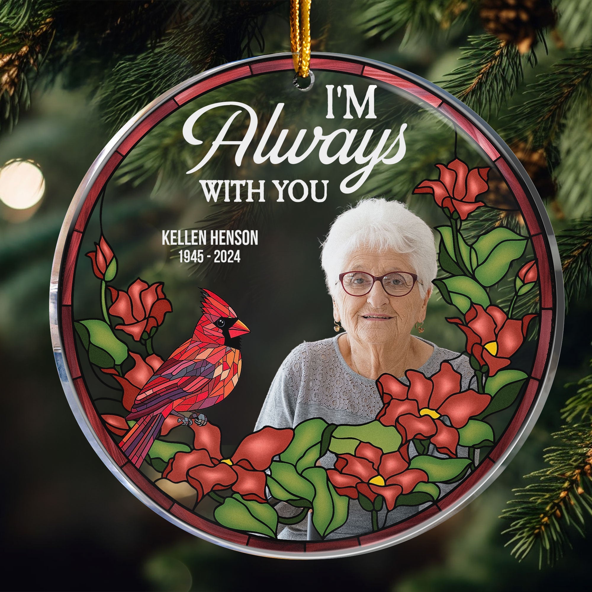 I Am Always With You, New Version - Personalized Acrylic Photo Ornament ORN0810
