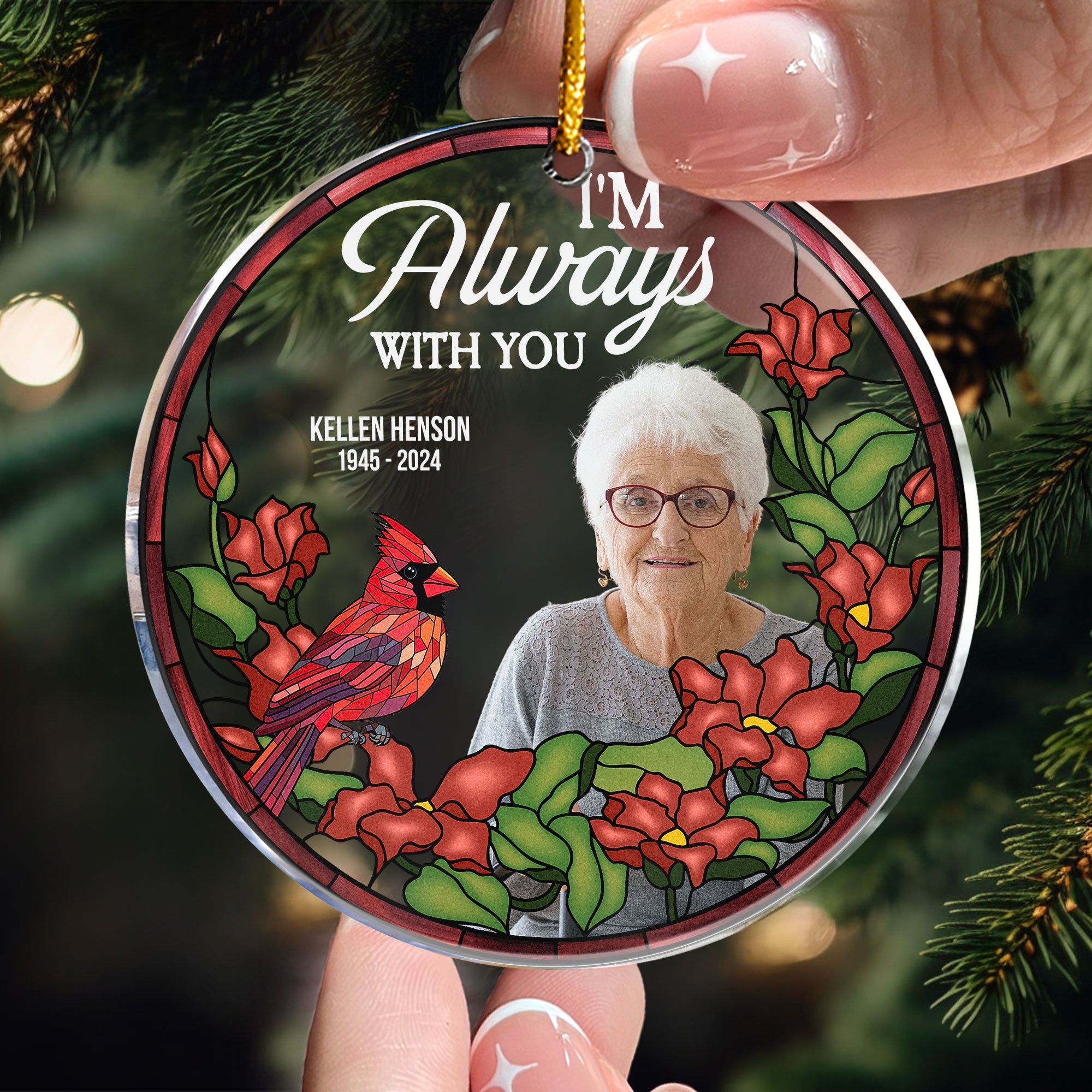 I Am Always With You, New Version - Personalized Acrylic Photo Ornament ORNA1210