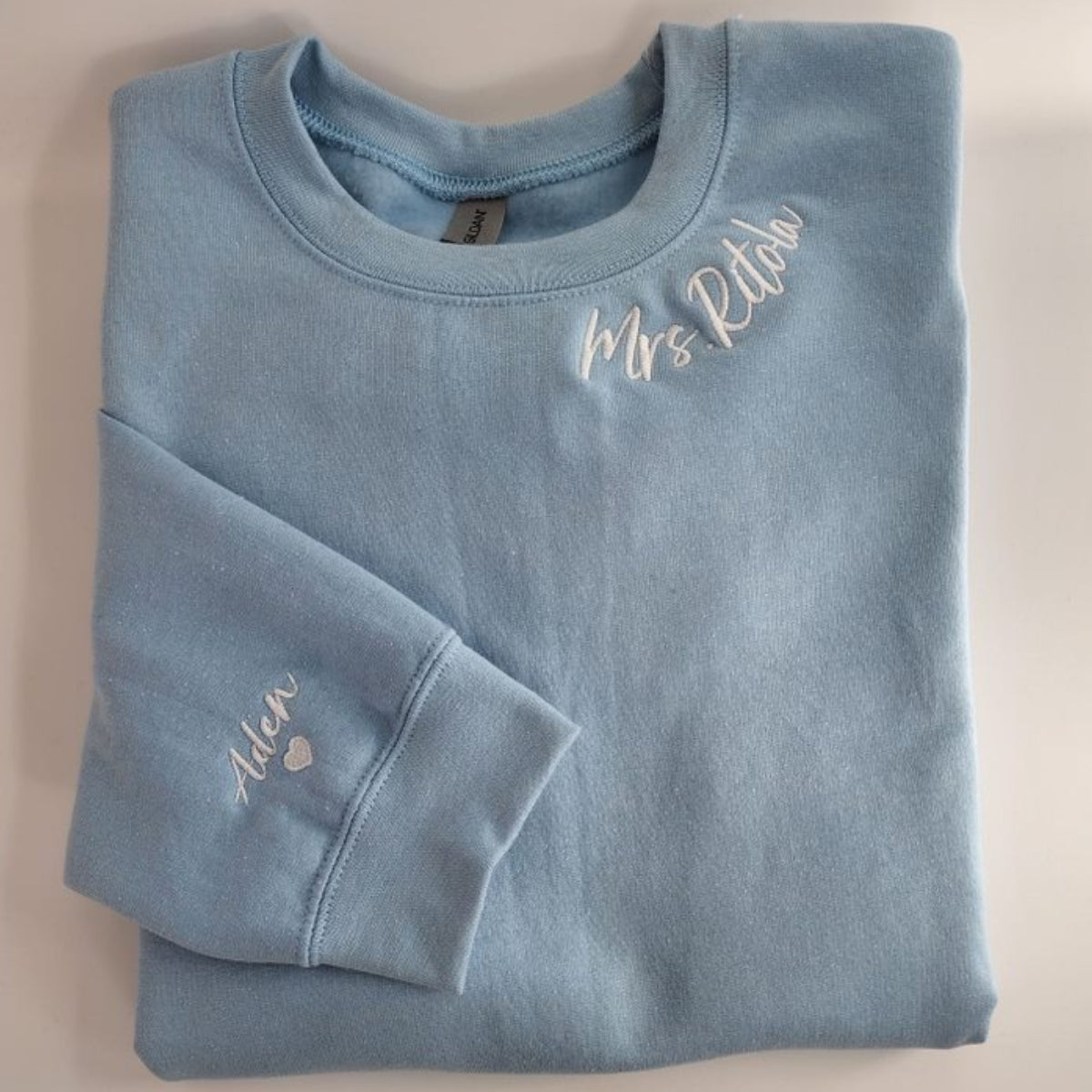 I Said Yes Sweatshirt Embroidered, Custom Mrs Sweatshirt Hoodie with Last Name em4