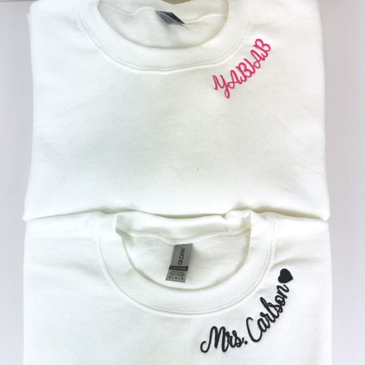 I Said Yes Sweatshirt Embroidered, Custom Mrs Sweatshirt Hoodie with Last Name em4