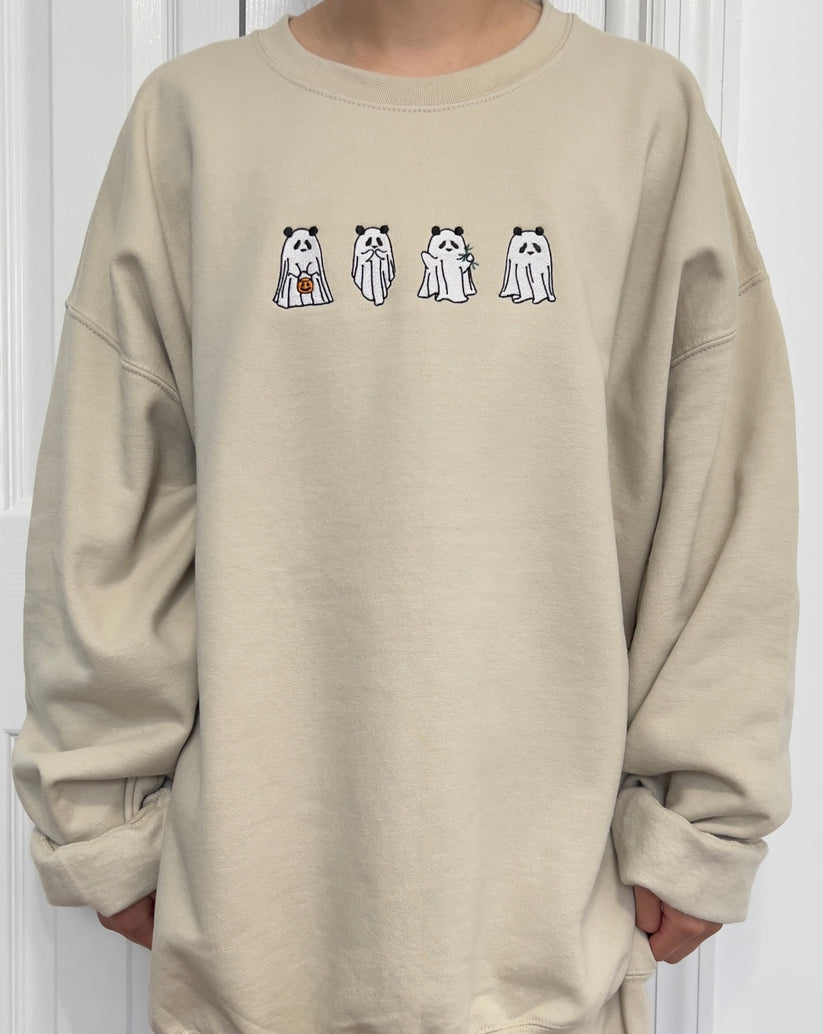 Spooky Panda Ghosts Sweatshirt EM1709S
