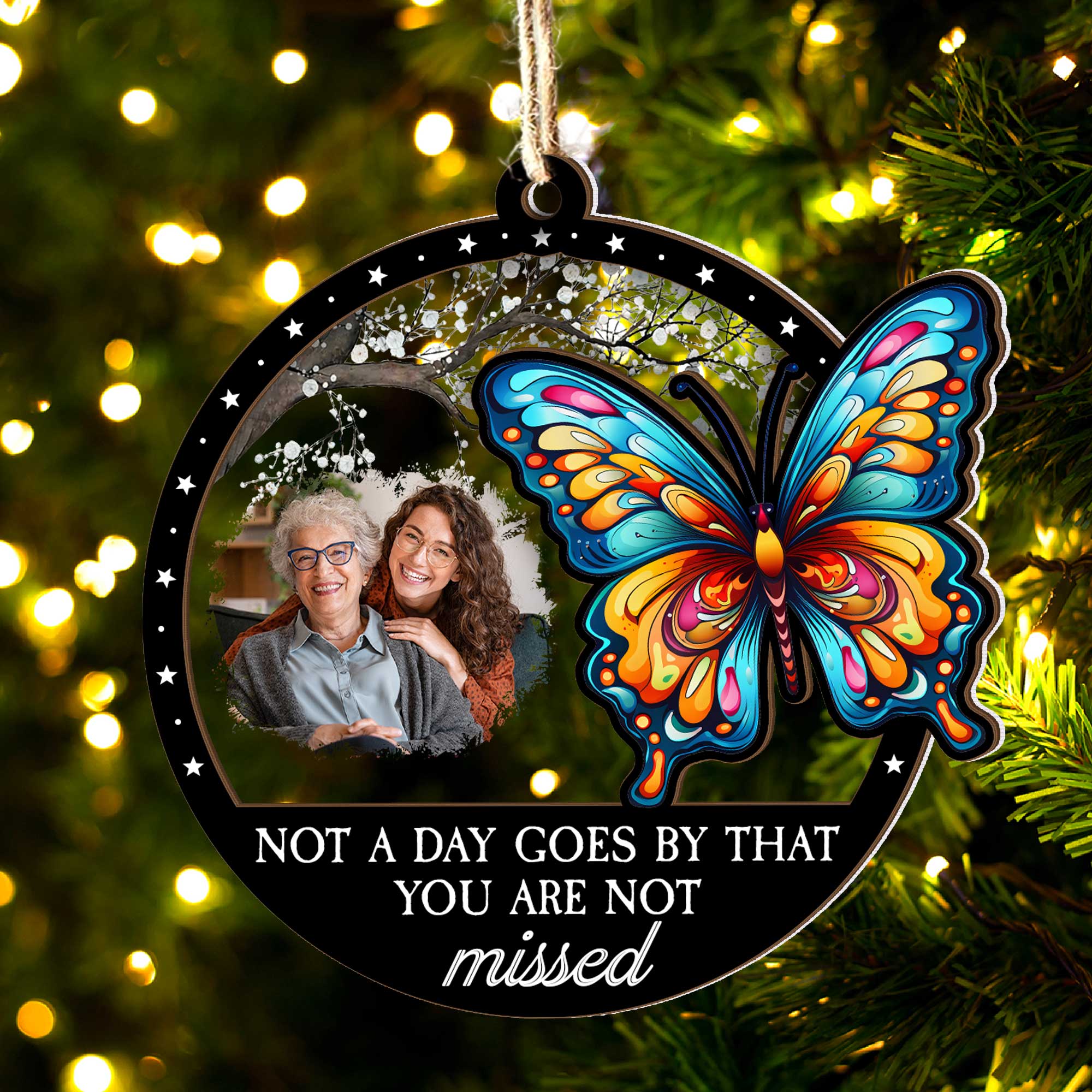 I'm Always With You - Personalized Wood And Acrylic Photo Ornament ORN0810