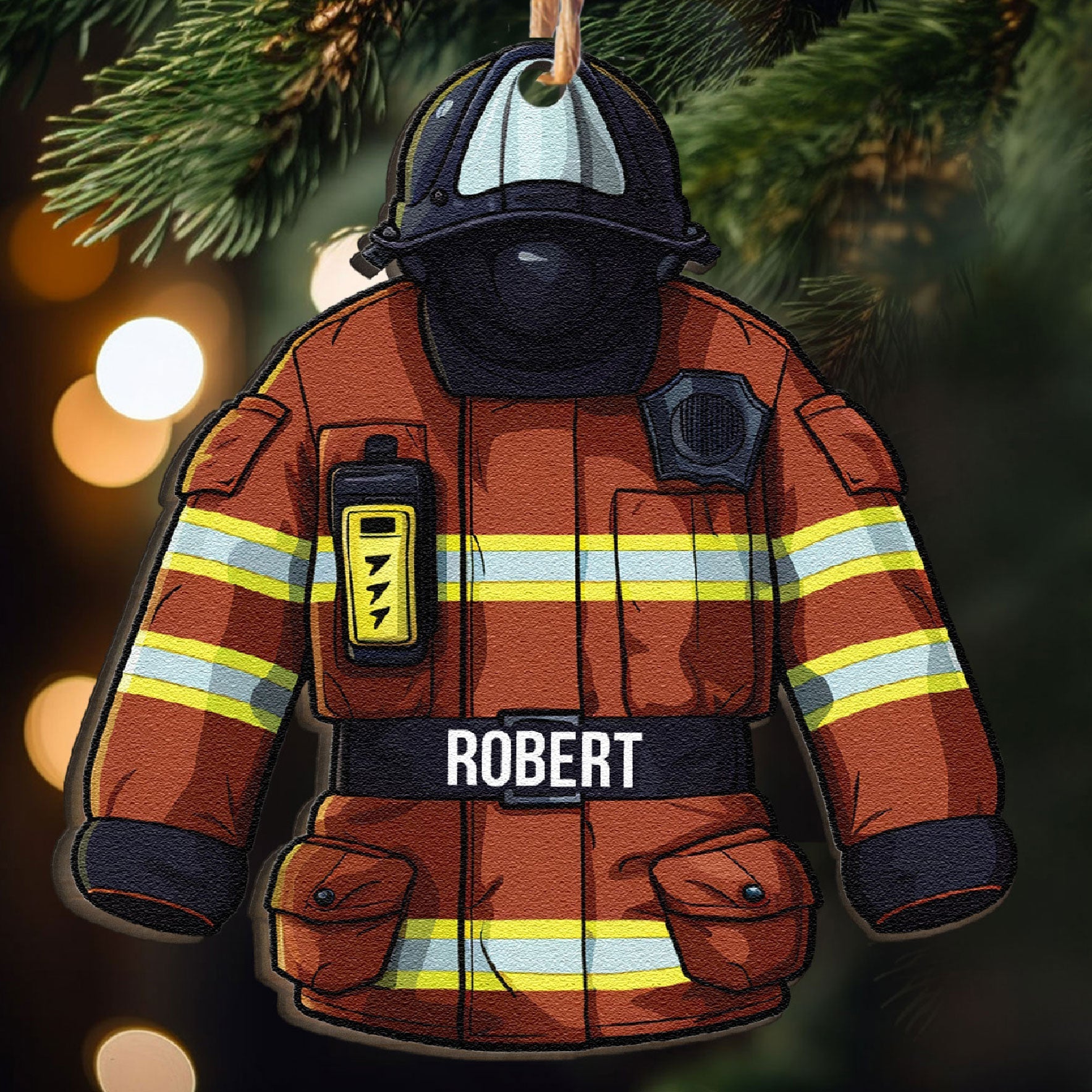 Job Uniform - Personalized Custom Shaped Wooden Ornament ORN0810