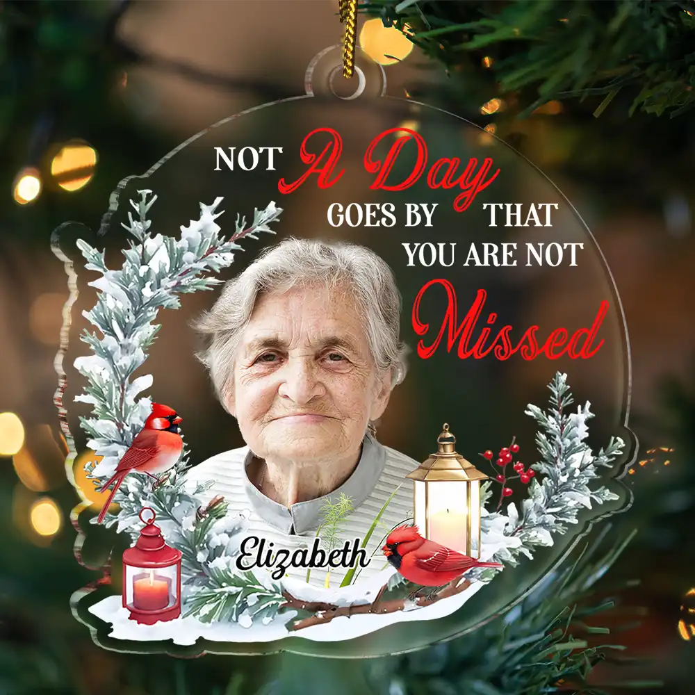 Custom Photo Although You Cannot See Me - Personalized Custom Shaped Acrylic Ornament ORNA1210