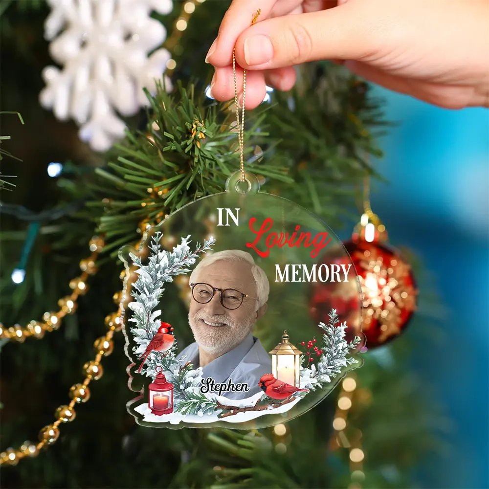 Custom Photo Although You Cannot See Me - Personalized Custom Shaped Acrylic Ornament ORNA1210