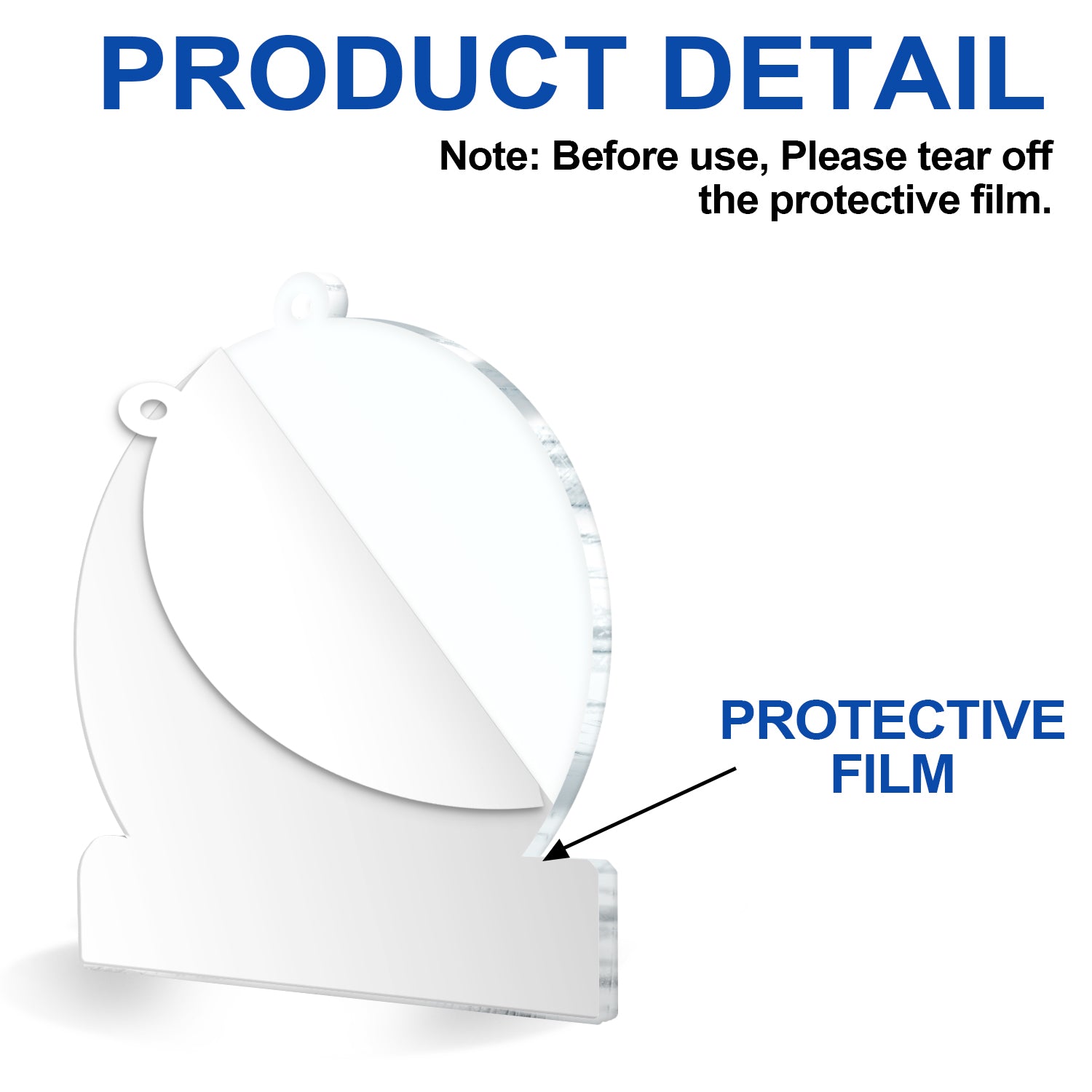 Custom Photo Star Map Impossible To Shop For - Christmas Gift - Personalized Custom Shaped Acrylic Ornament ORNA1210