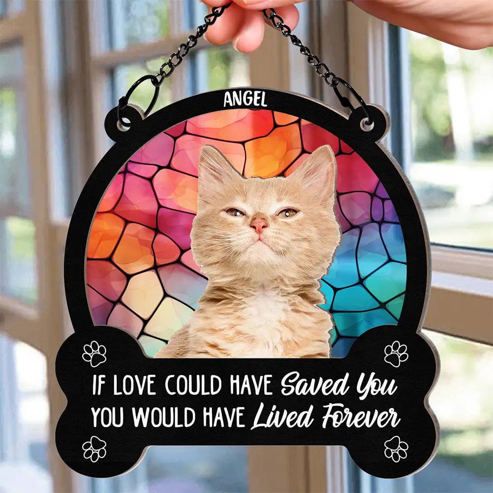 Custom Photo You Were My Favorite Hello - Personalized Window Hanging Suncatcher Ornament ORNA1210