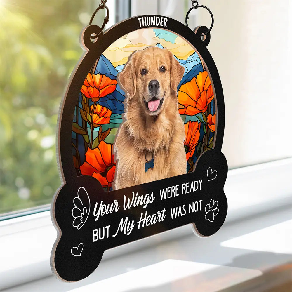 Custom Photo You Were My Favorite Hello - Personalized Window Hanging Suncatcher Ornament ORNA1210