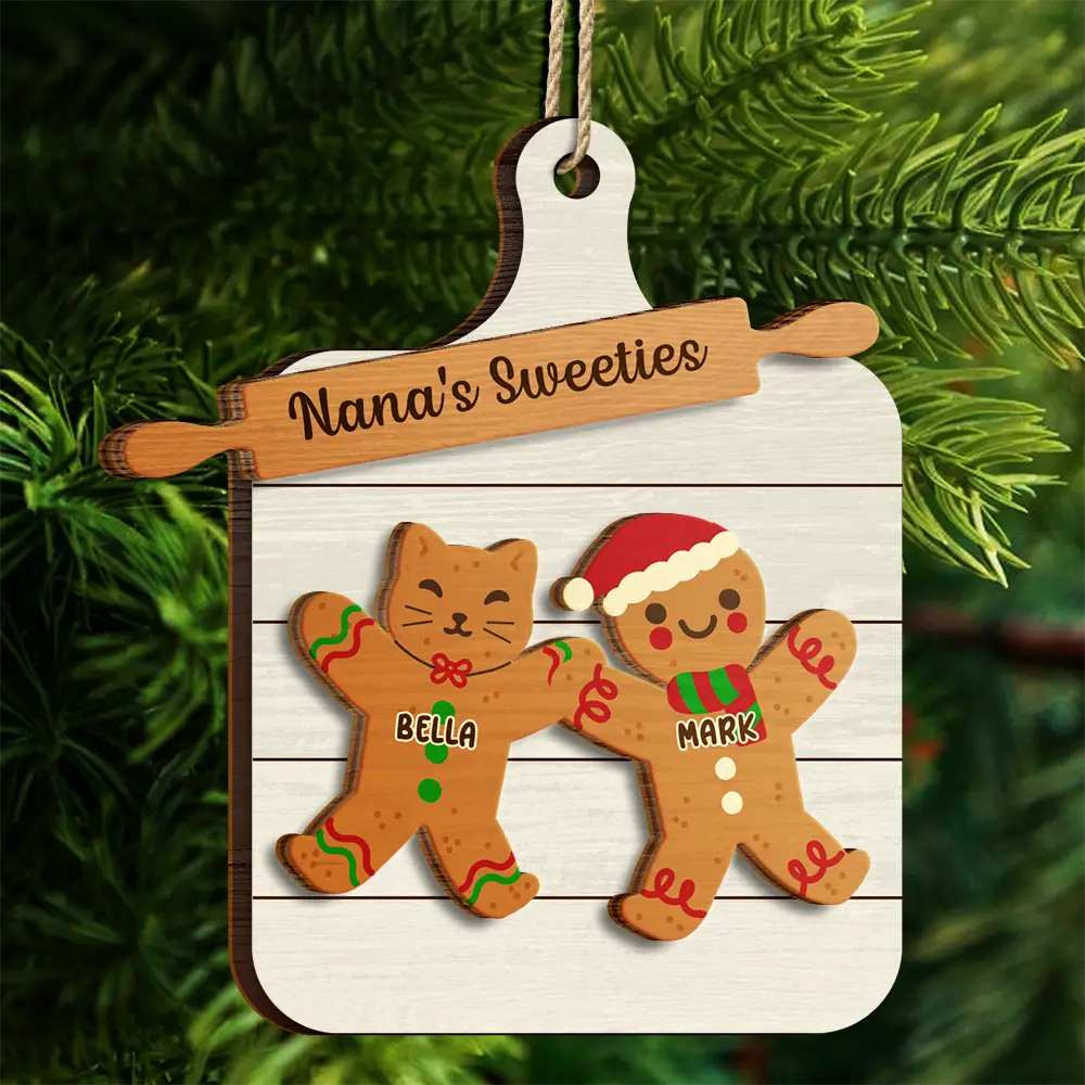 Grandma Perfect Batch Icon Cookies - Personalized 2-Layered Wooden Ornament ORNA1210