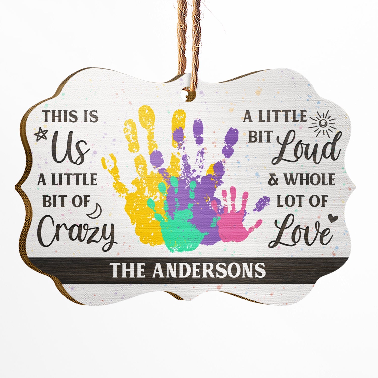 This Is Us Family - Personalized Custom Wooden Ornament ORNA1210