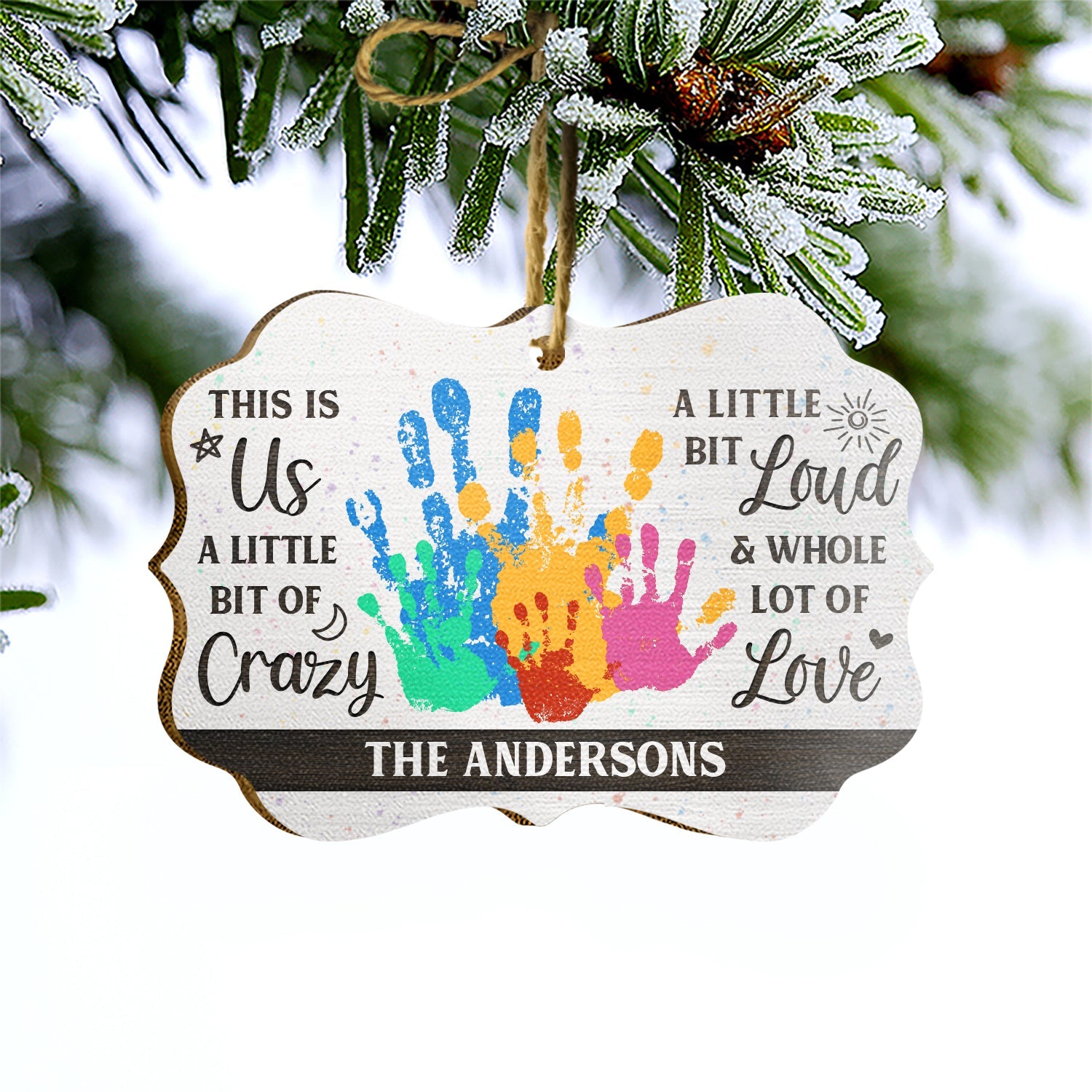 This Is Us Family - Personalized Custom Wooden Ornament ORNA1210