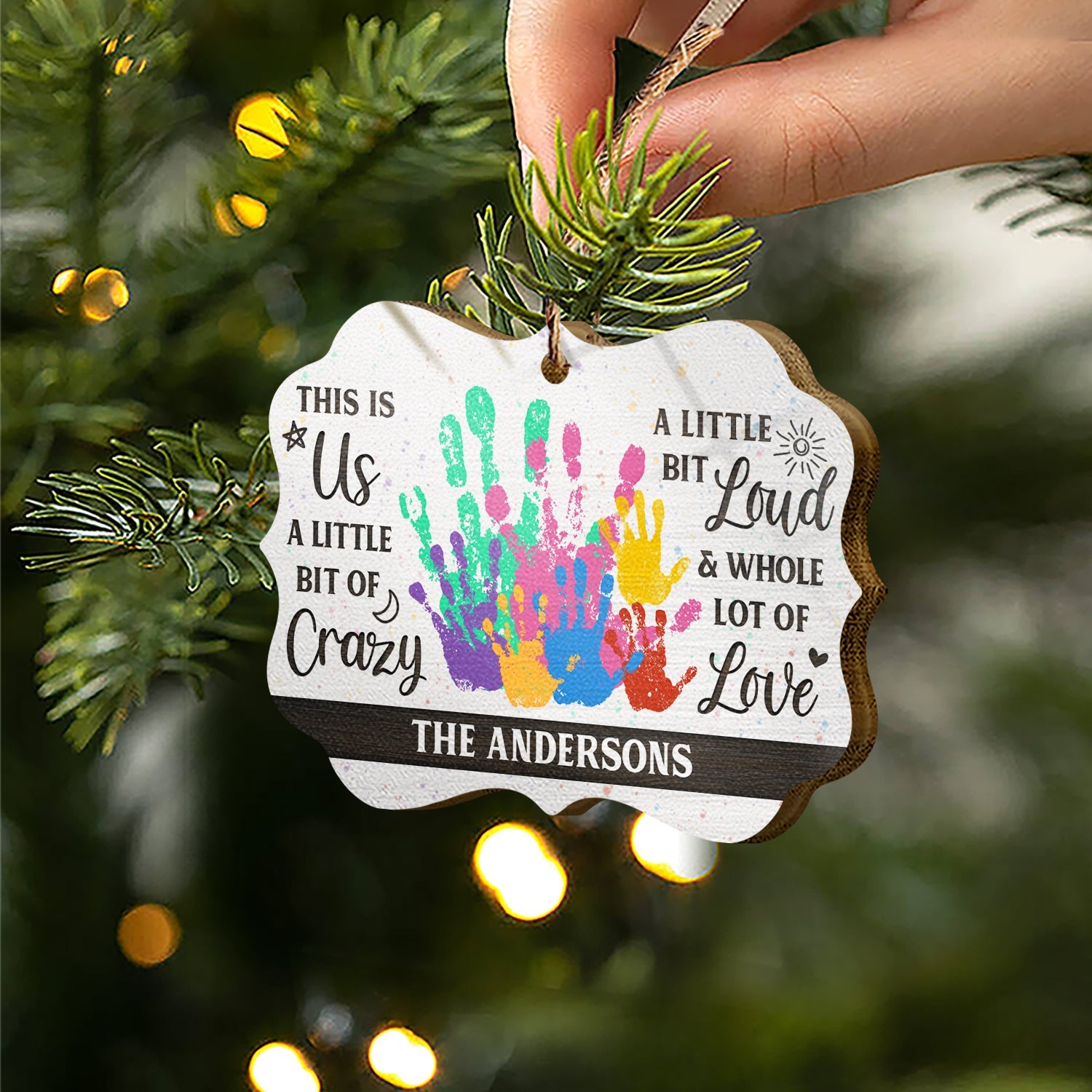 This Is Us Family - Personalized Custom Wooden Ornament ORNA1210