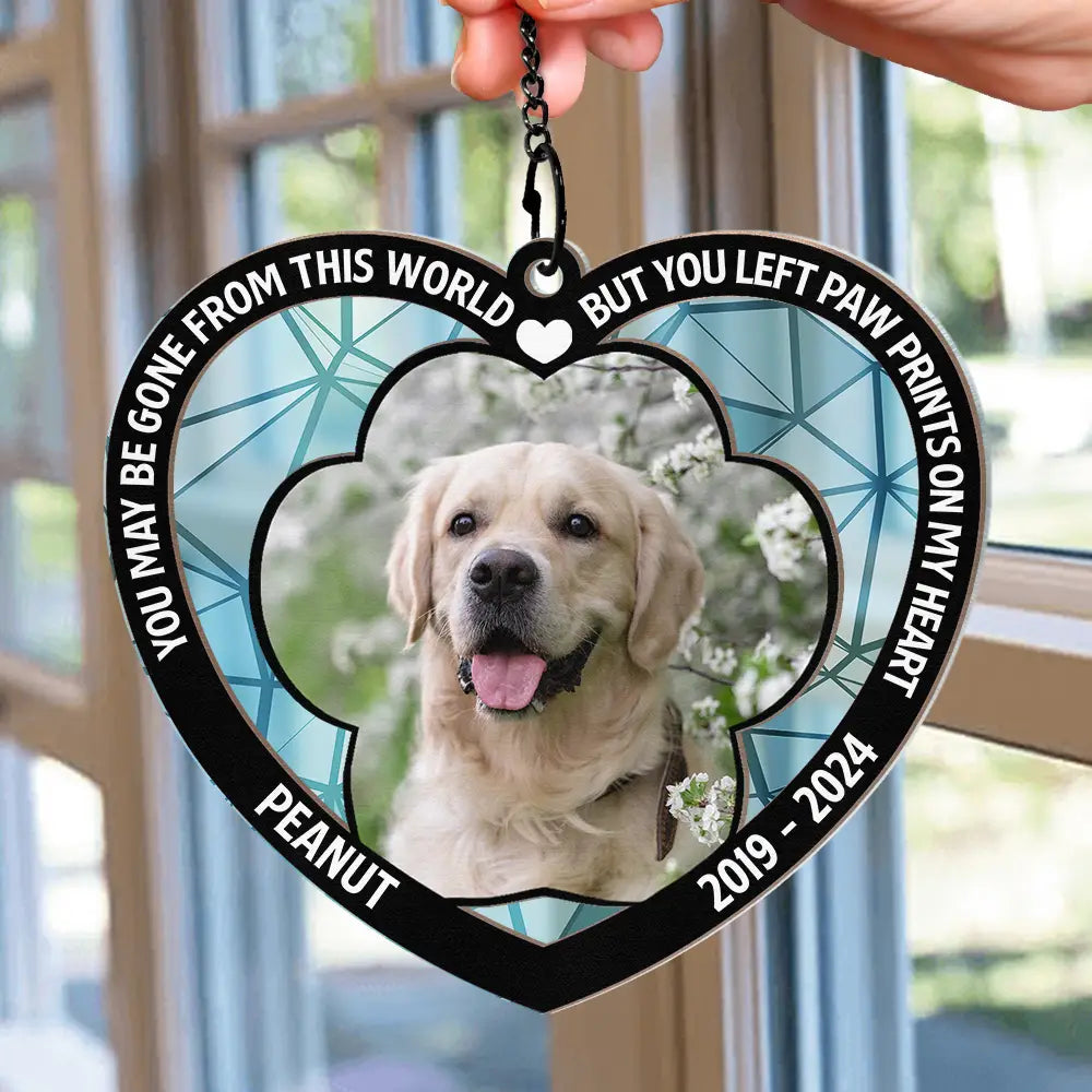 Custom Photo Memorial You Were My Favorite Hello And My Hardest Goodbye - Personalized Window Hanging Suncatcher Ornament ORNA1210
