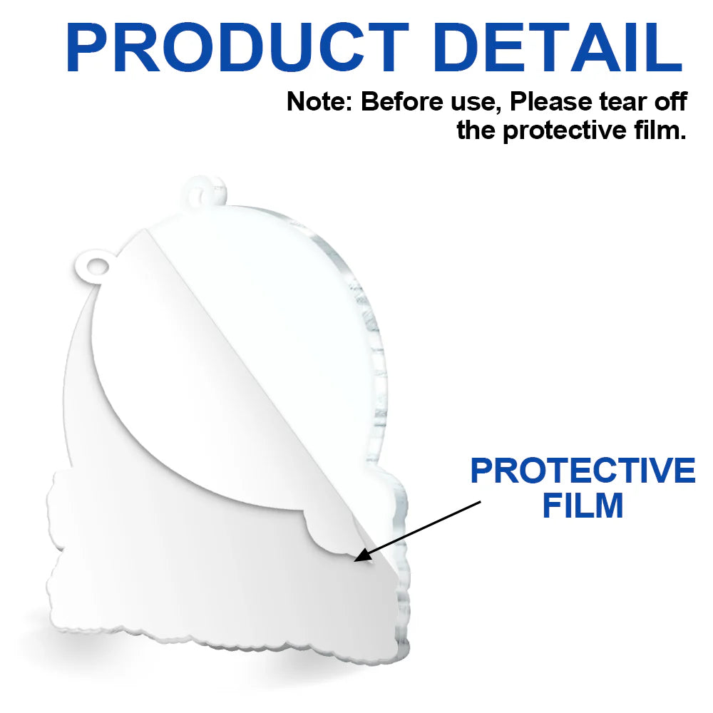 Family Christmas Tree - Personalized Custom Shaped Acrylic Ornament ORNA1210