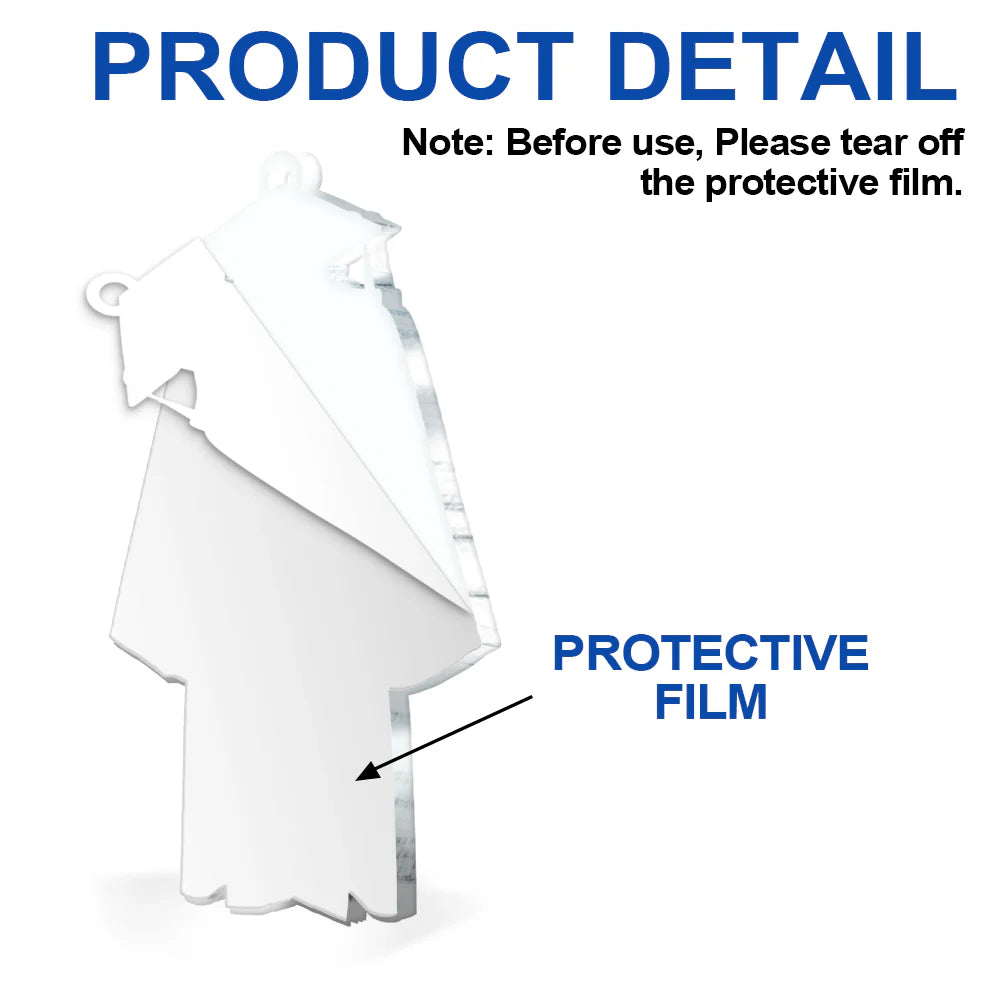 Graduation Gown - Personalized Custom Shaped Acrylic Ornament ORNA1210