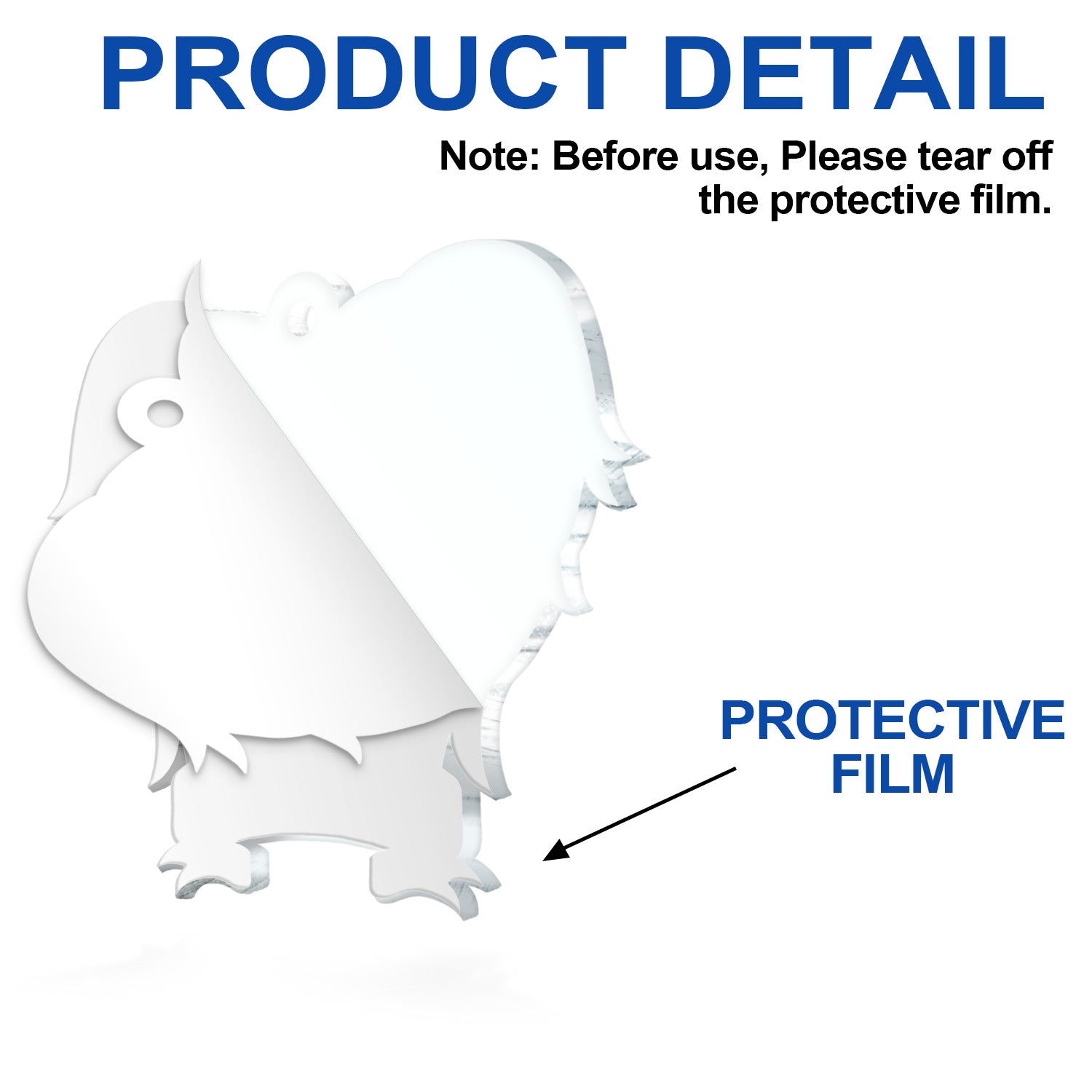 Custom Photo Your Wings Were Ready But My Heart Was Not - Christmas Keepsake, Memorial Gift - Personalized Custom Shaped Acrylic Ornament ORNA1210