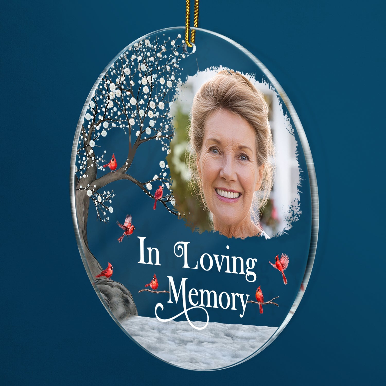 Custom Photo I'm Always With You - Memorial Gift For Family, Friends - Personalized Circle Acrylic Ornament ORNA1210