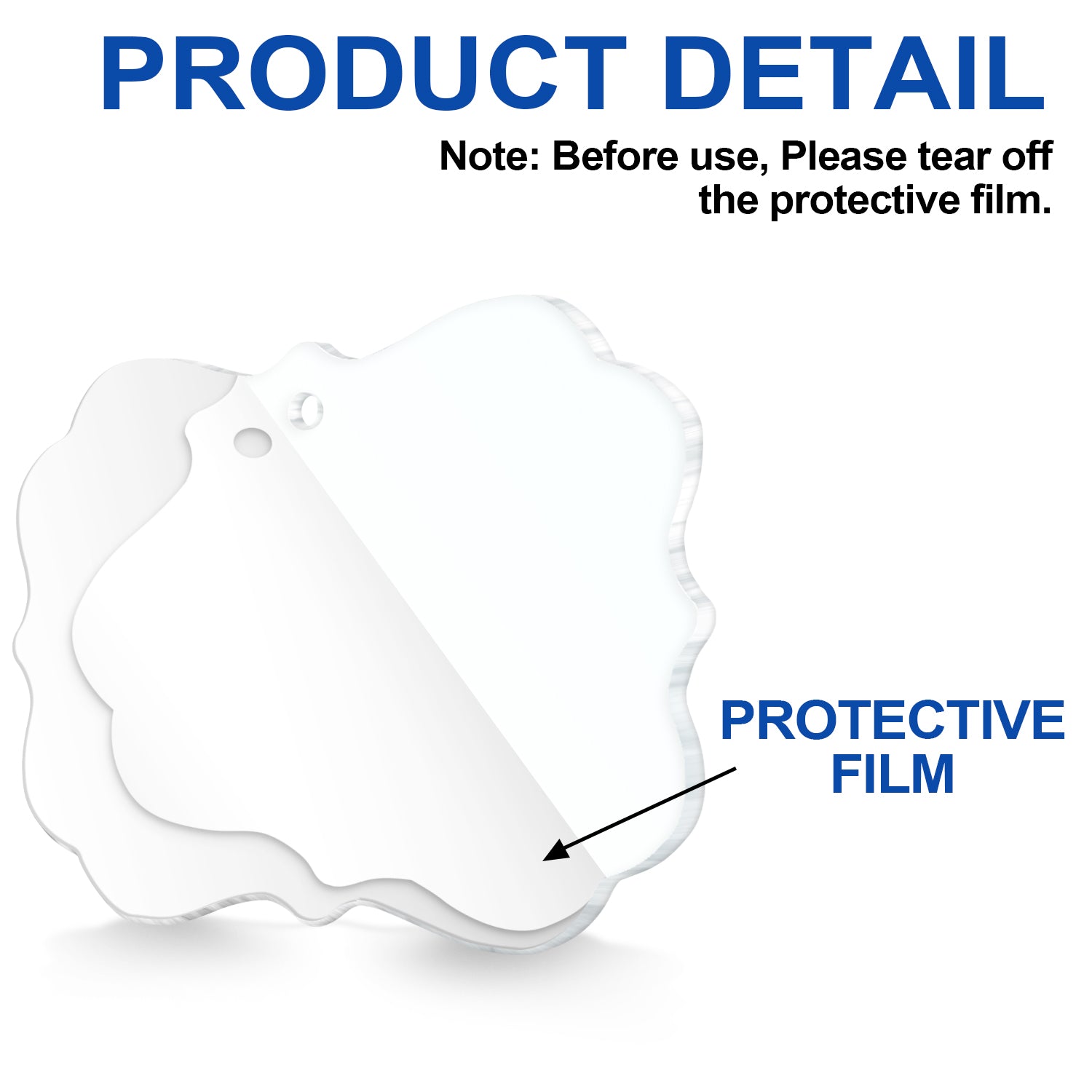 Custom Photo Those We Love Don't Go Away - Christmas, Memorial Gift For Family, Siblings, Friends - Personalized Medallion Acrylic Ornament ORNA1210