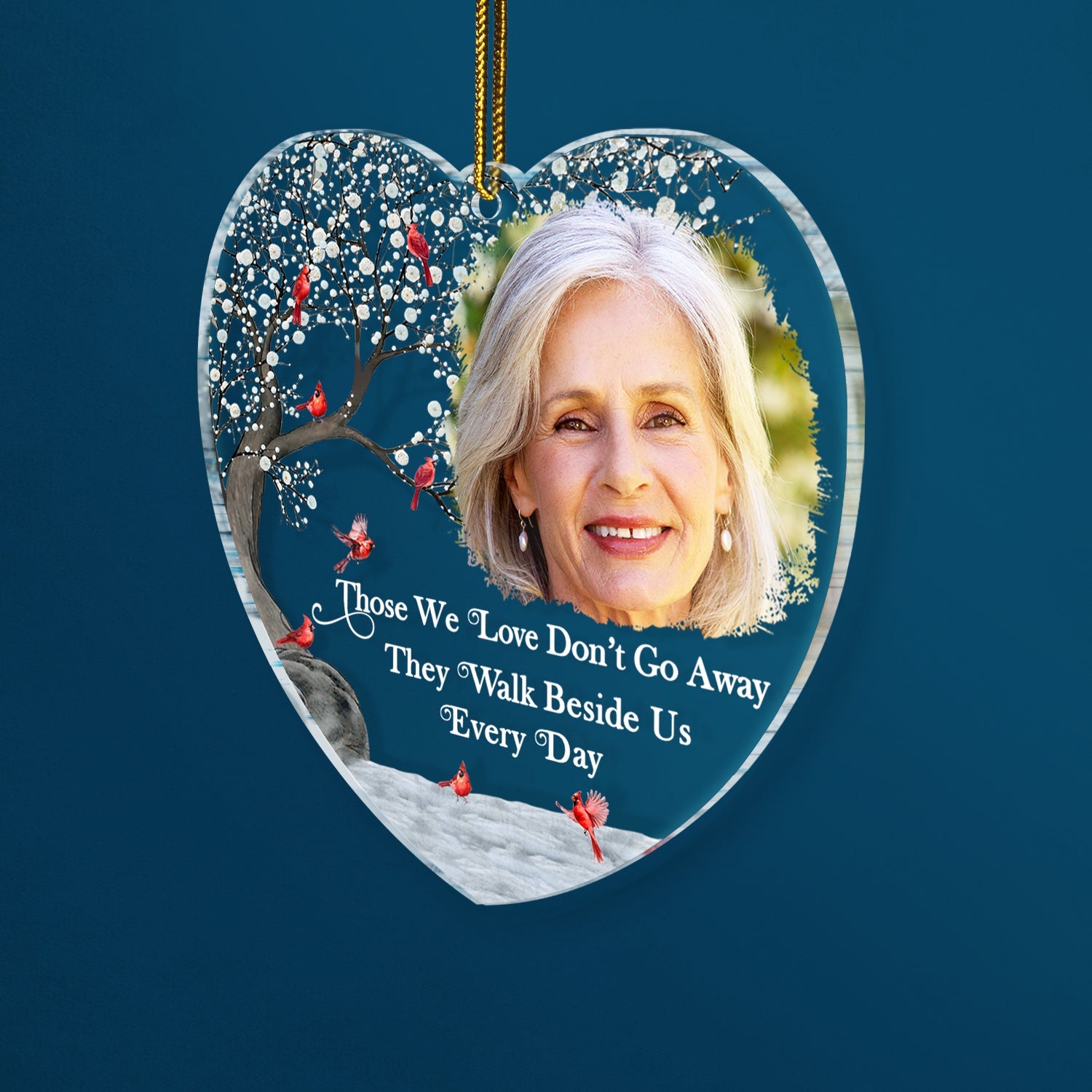 Custom Photo Your Wings Were Ready - Christmas, Memorial Gift For Family, Friends - Personalized Custom Shaped Acrylic Ornament ORNA1210