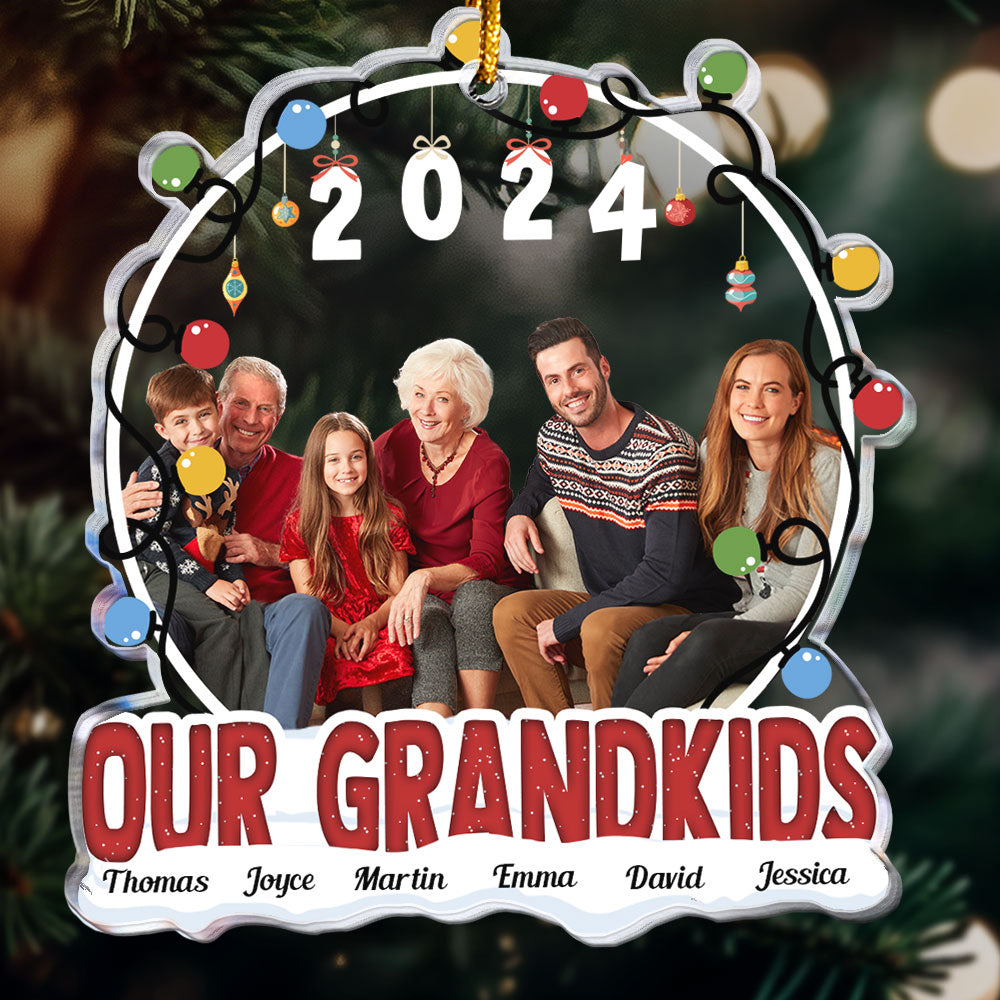 Our Grandkids - Personalized Acrylic Photo Ornament ORN0810