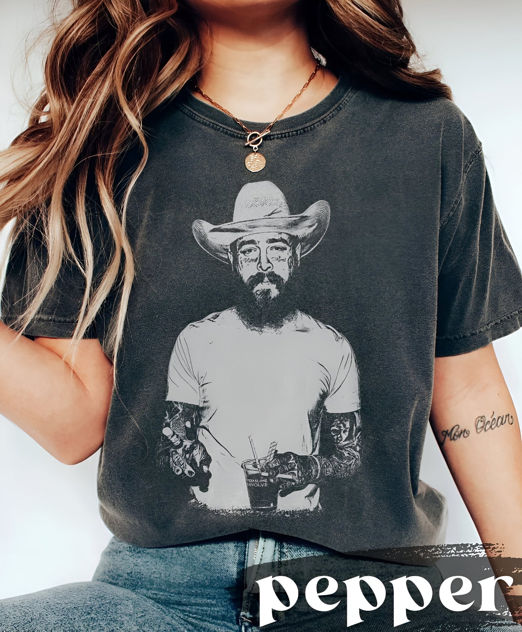 Post Malone Shirt, Cowboy Post Shirt, Country Shirt, Western Graphic Tee, Concert Shirt, Festival Shirt, Had Some Help Shirt, Posty Tee  MS2007 06