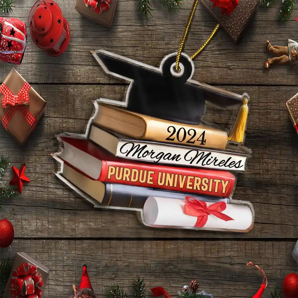 School Graduation - Personalized Custom Shaped Acrylic Ornament ORNA1210