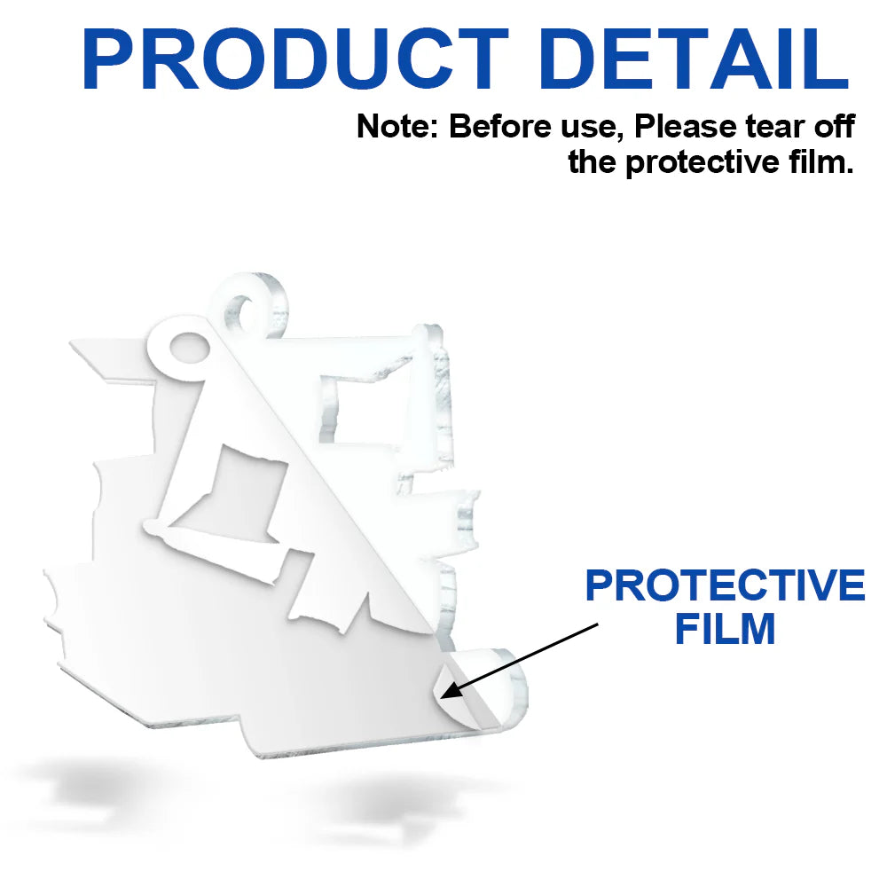 School Graduation - Personalized Custom Shaped Acrylic Ornament ORNA1210