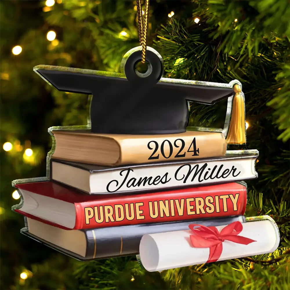 School Graduation - Personalized Custom Shaped Acrylic Ornament ORNA1210