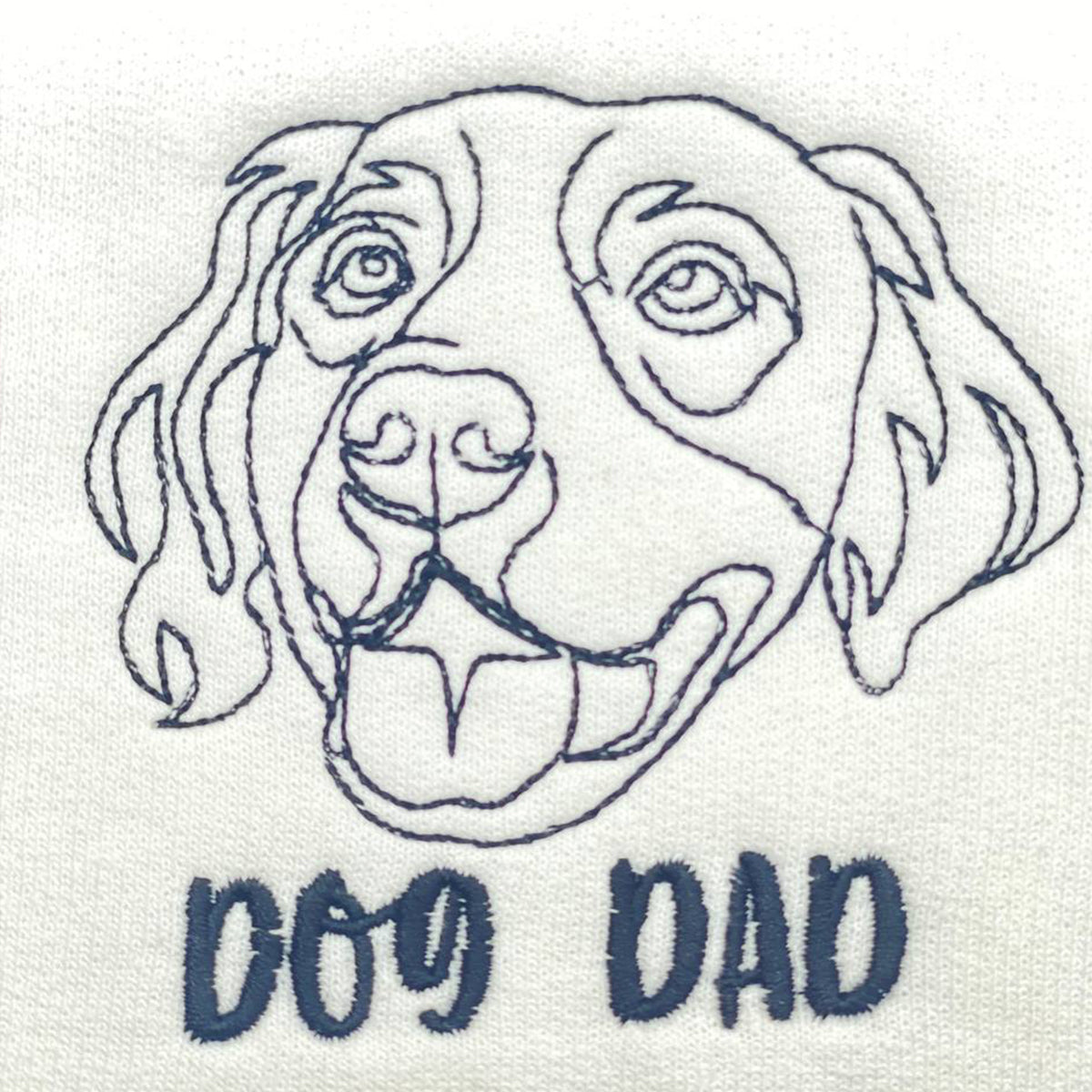 Personalized Golden Retriever Dog Dad Embroidered Tote Bag, Custom Tote Bag with Dog Name, Best Gifts for Golden Retriever Lovers em1