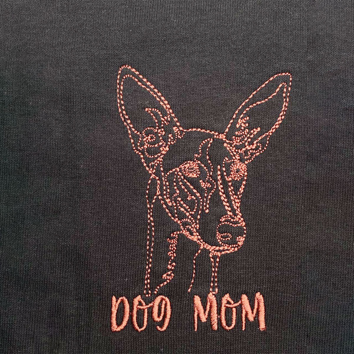 Personalized Italian Greyhound Dog Mom Embroidered Tote Bag, Custom Tote Bag with Dog Name, Best Gifts For Greyhound Lovers em3