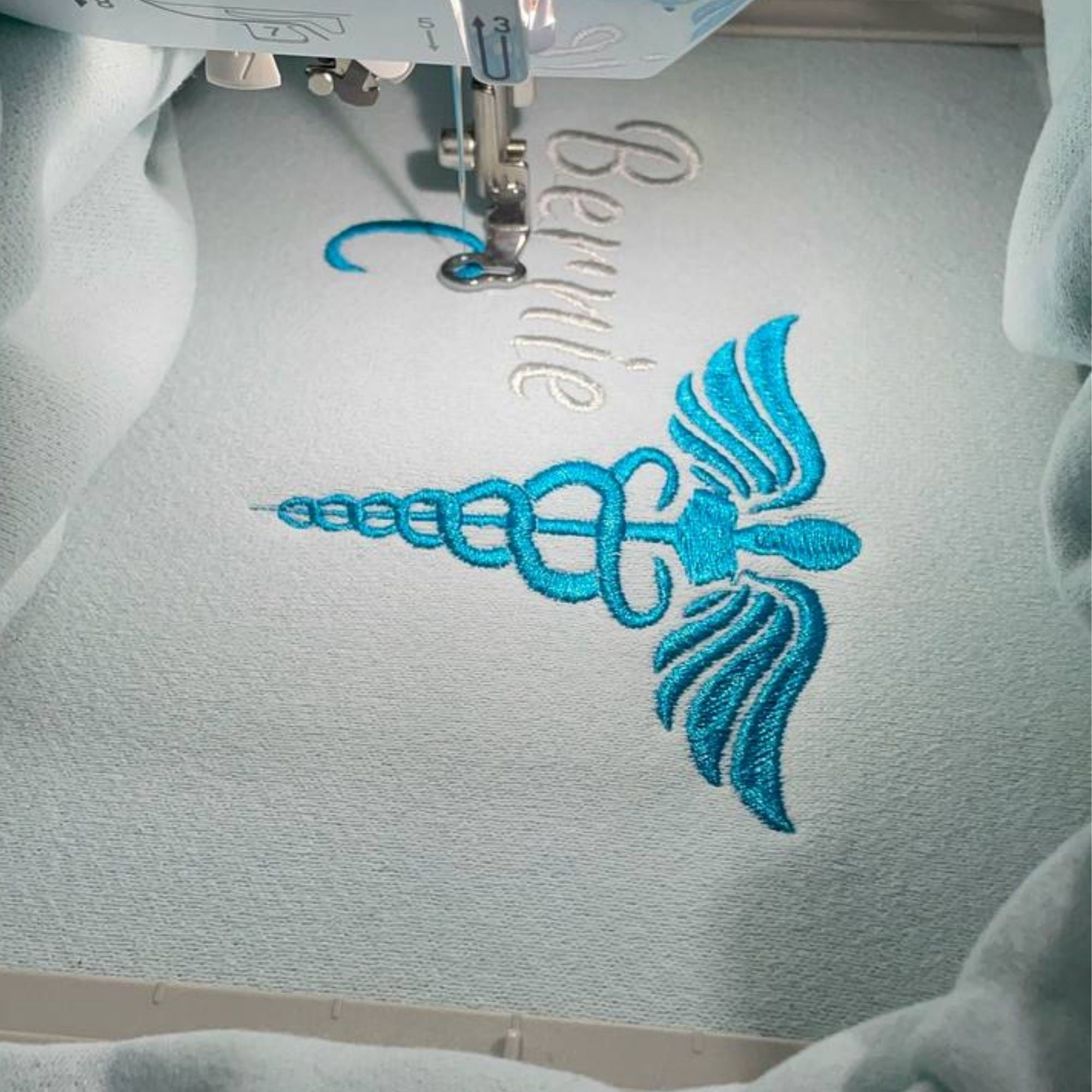 Personalized Nurse Sweatshirt, Gift For Nurse Rn, Cna ,Bsn, Rrt - Embroidered Nurse Crewneck em2