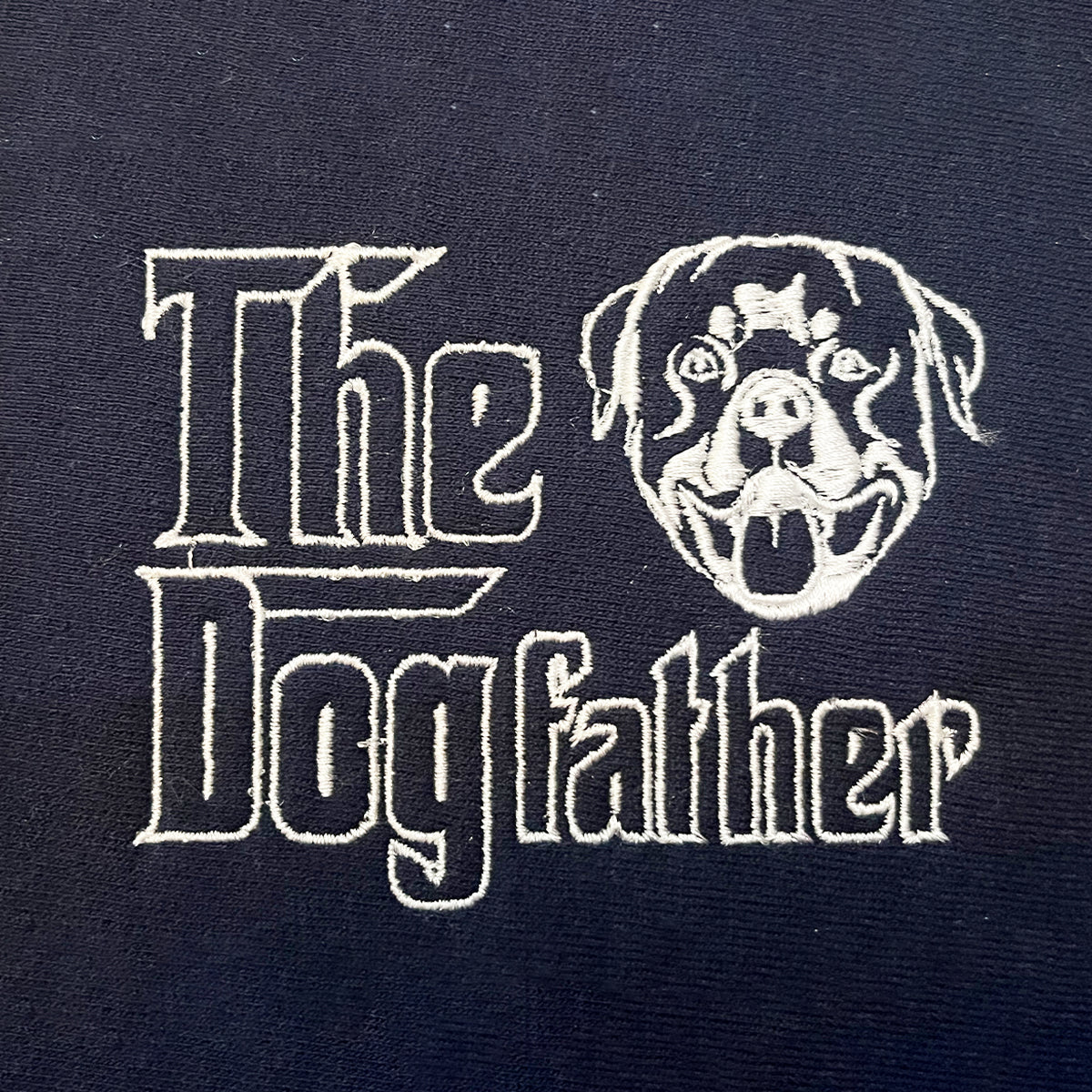 Personalized Rottweiler Tote Bag Embroidered with Dog Name, The DogFather Design, Unique Gift For Rottweiler Lovers em2